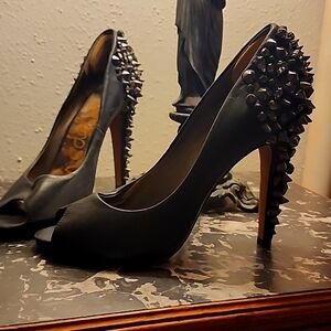 Leather studded heals Sam Edelman
